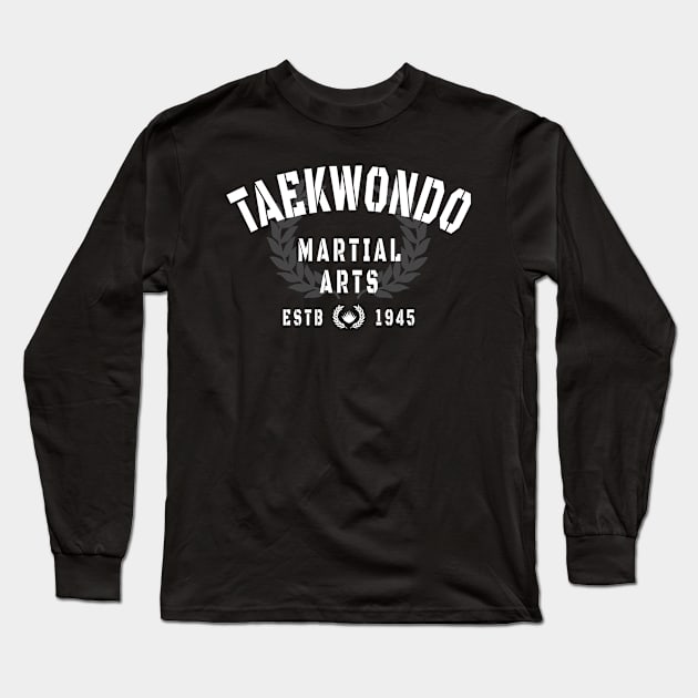 TKD - Taekwondo - Tae Kwon Do Long Sleeve T-Shirt by TeeUniverse